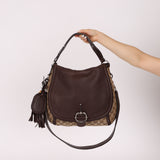 Gucci GG Canvas Techno Horsebit Crossbody Bag
