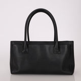 Chanel 2014 Caviar Black Cerf Executive East West Small Tote