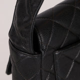 Vintage Chanel 1996 Caviar Turnlock Shoulder Bag