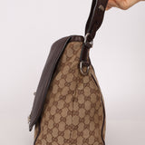Gucci GG Canvas Techno Horsebit Crossbody Bag