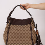 Gucci GG Canvas Techno Horsebit Crossbody Bag