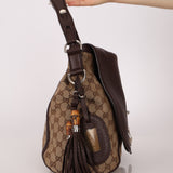 Gucci GG Canvas Techno Horsebit Crossbody Bag