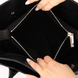 Chanel 2014 Caviar Black Cerf Executive East West Small Tote