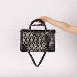 Gucci Geometric Bamboo Top Handle Bag