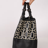 Gucci Geometric Bamboo Top Handle Bag