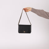 Chanel 2016 Lambskin Enamel CC Wallet on Chain