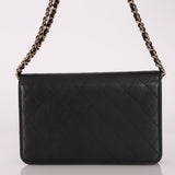 Chanel 2016 Lambskin Enamel CC Wallet on Chain