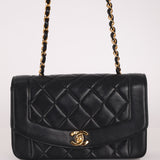 Chanel 1996 Lambskin Small Diana Bag 24K GP