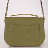 Rare Chanel 2017 Paris-Cuba Soft Caviar Medium Top Handle Flap