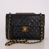 Chanel 1994 XL Logo Lambskin Jumbo Single Flap