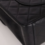 Chanel 1994 XL Logo Lambskin Jumbo Single Flap