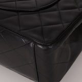 Chanel 1994 XL Logo Lambskin Jumbo Single Flap