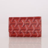 Goyard Goyardine Red Key Holder