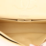 Chanel 2007 Light Beige Caviar Medium Double Flap SHW