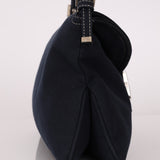 Fendi Marble Navy Canvas Baguette
