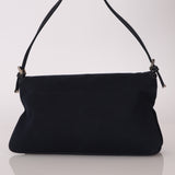 Fendi Marble Navy Canvas Baguette