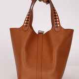 Limited Edition 2018 Hermès Tressage de Cuir Picotin 18 PHW