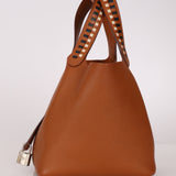 Limited Edition 2018 Hermès Tressage de Cuir Picotin 18 PHW