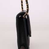 Chanel 2021 Caviar COCO Cardholder on Chain