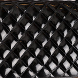 Chanel 1997 So Black Lucite Chain Handle Patent Flap Bag