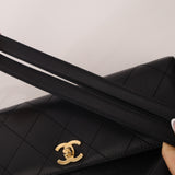 Chanel 1997 Lambskin Shoulder Kelly Bag 24K GP