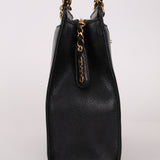 Chanel 1997 Caviar Zip Turnlock Tote Bag 24k GP