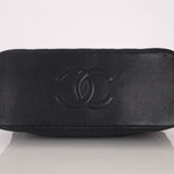 Chanel 1997 Caviar Top Turnlock Kisslock Shoulder Bag 24K GP