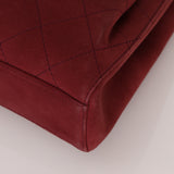 Chanel 1997 Merlot Suede Chain Flap Bag