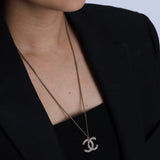 Chanel 2012 Autumn Collection CC Logo Pearl Pendant Necklace