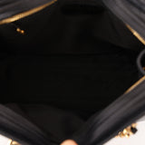 Chanel 1997 Caviar Zip Turnlock Tote Bag 24k GP