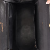 Chanel 1997 Caviar Top Turnlock Kisslock Shoulder Bag 24K GP