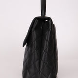 Chanel 2001 Caviar Kelly Top Handle 24k GP