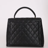 Chanel 2001 Caviar Kelly Top Handle 24k GP
