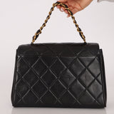 Chanel 1994 Lambskin Kelly Flap Handle Bag 24K GP