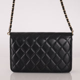 Chanel 2018 Lambskin Pearl Chain Wallet on Chain