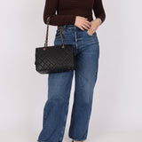 Chanel 2013 Lambskin Diamond CC Chain Tote