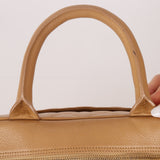 Chanel 2004 Beige Caviar Timeless Boston Bag 24k GP