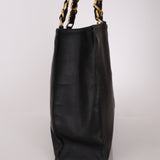 Chanel Calfskin Chunky Chain Tote