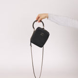 Limited Edition Chanel 2020 Calfskin Stitched Cup Of Tea Handle Bag