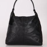 Chanel 1999 Lucite Handle Lambskin Hobo