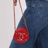 Chanel 2020 Lambskin Lucky Charms Round Crossbody
