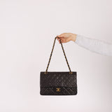 Chanel 1992 Medium Lambskin Classic Flap 24K GP