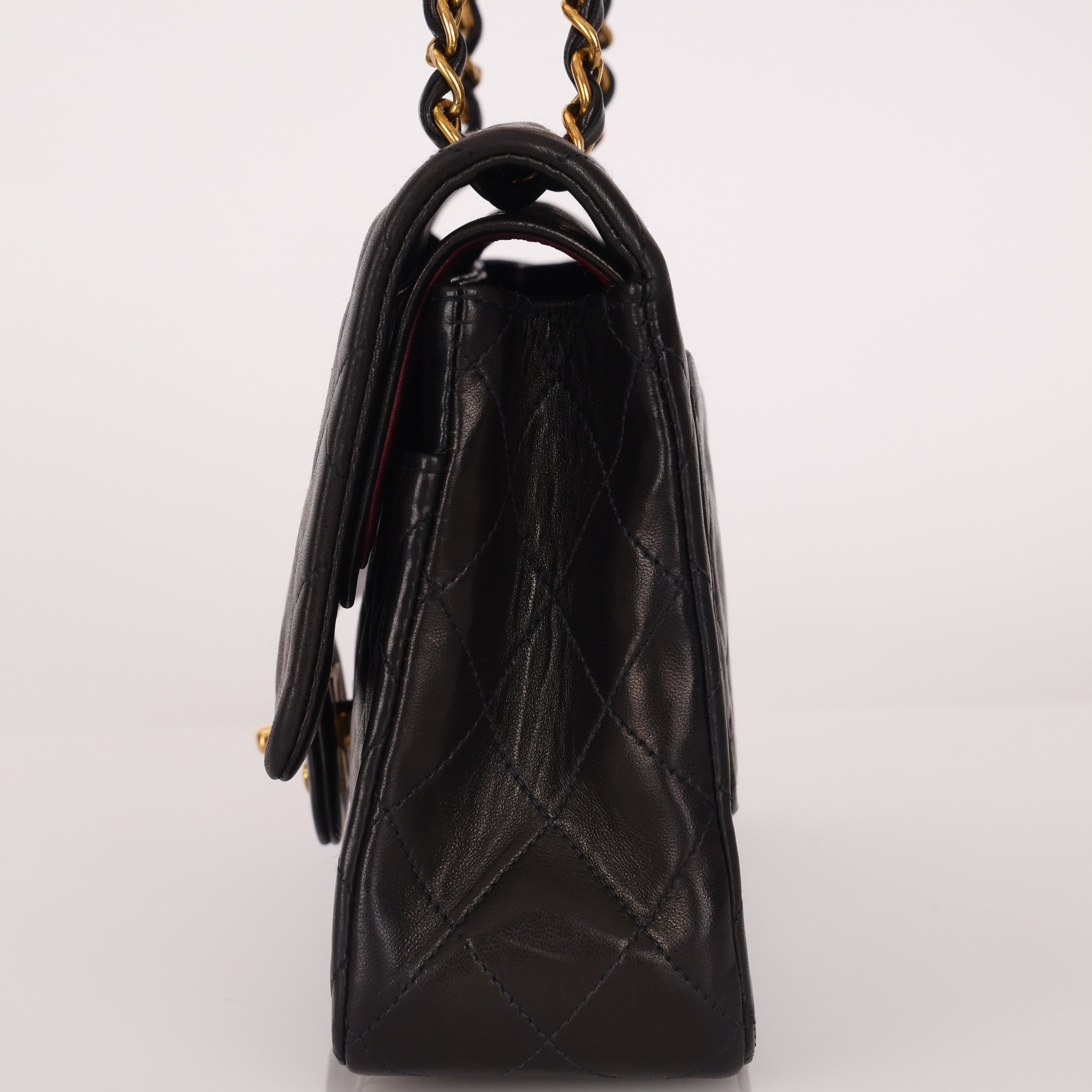 Chanel 1992 Medium Lambskin Classic Flap 24K GP