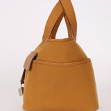 Hermès 2021 Sesame Toile Goeland and Swift Cargo Picotin 18 PHW