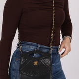 Chanel 1987 Lambskin Quilted Classic Small 31 Shopping Bag 24K GP