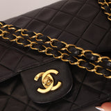 Chanel 1992 Medium Lambskin Classic Flap 24K GP