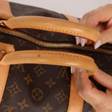 Louis Vuitton Monogram Bandouliere Keepall 50