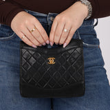 Chanel 1987 Lambskin Quilted Classic Small 31 Shopping Bag 24K GP