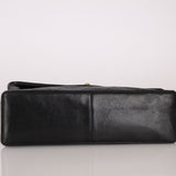 Chanel 1989 Vintage Lambskin Wave Single Flap with Chanel Wallet