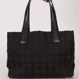 Chanel 2003 Nylon Travel Line Chocolate Bar Tote